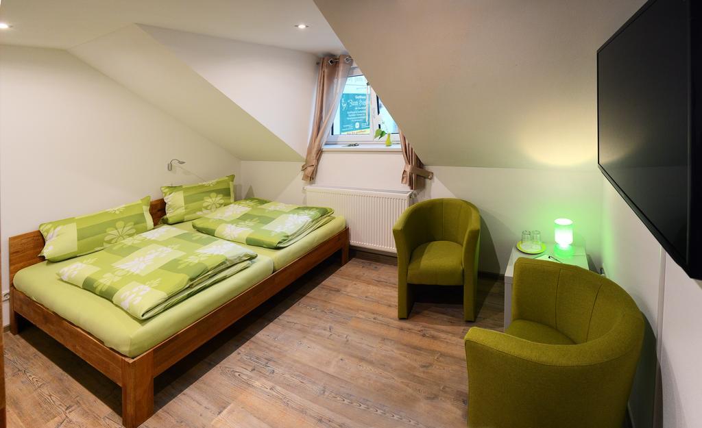 Pension Zum Hirsch Göda Extérieur photo
